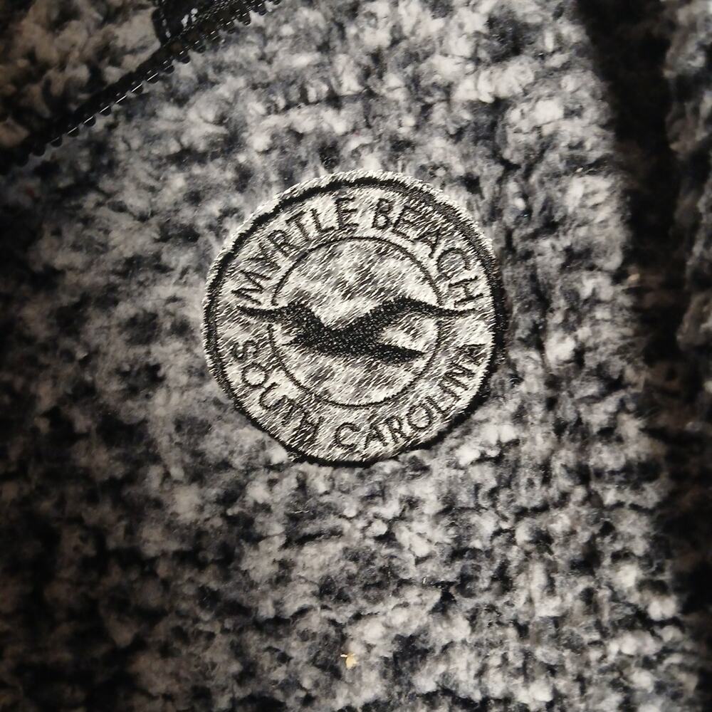 Southern Spirit Myrtle Beach South Carolina Shepa Sweater Gray Kangaroo Pockets - Picture 2 of 8
